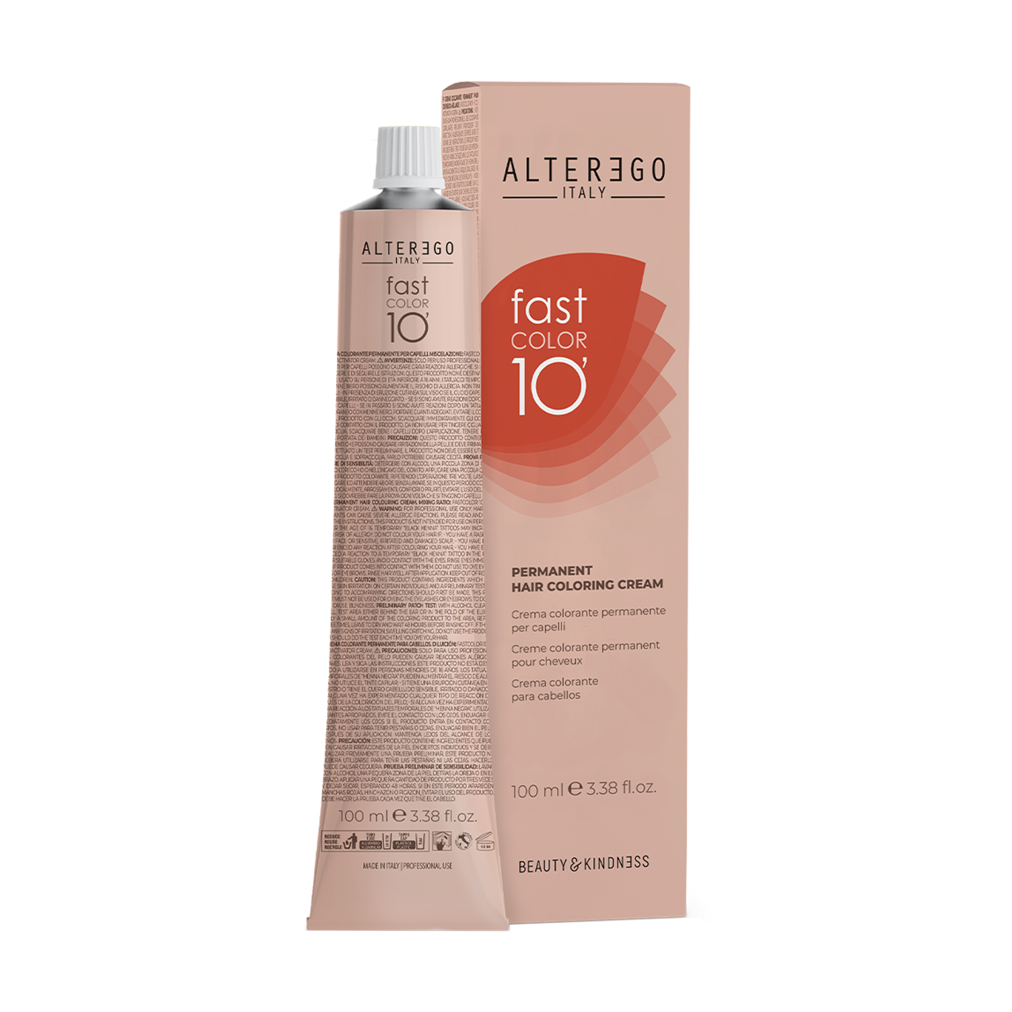 Уцінка! Перманентна крем-фарба для волосся Alter Ego Fast Color 10 Permanent Hair Coloring Cream 1/0, 100 мл